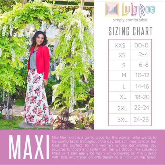 LulaRoe Maxi Skirt - Picture 7 of 8